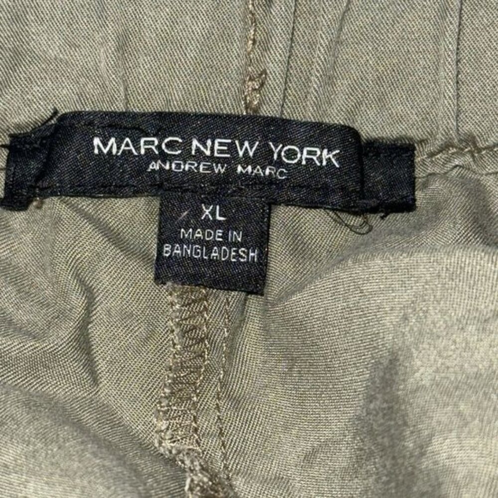 Marc New York Andrew Marc Womens Olive Paperbag Waist Tencel Pants XL - Picture 2 of 8